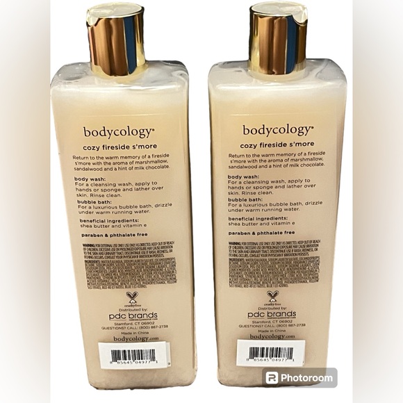 Bodycology Cozy Fireside S'mores 2 In 1 Body Wash And Bubble Bath 16 oz New - Picture 3 of 3
